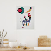 Compositie Biomorfe Abstractie- Kandinsky Poster (Keuken)