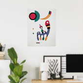 Compositie Biomorfe Abstractie- Kandinsky Poster (Thuiskantoor)