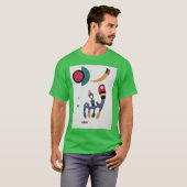 Compositie Biomorfe Abstractie - Kandinsky T-shirt (Voorkant volledig)