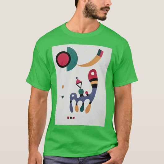 Compositie Biomorfe Abstractie - Kandinsky T-shirt (Voorkant)
