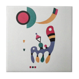 Compositie Biomorfe Abstractie- Kandinsky Tegeltje