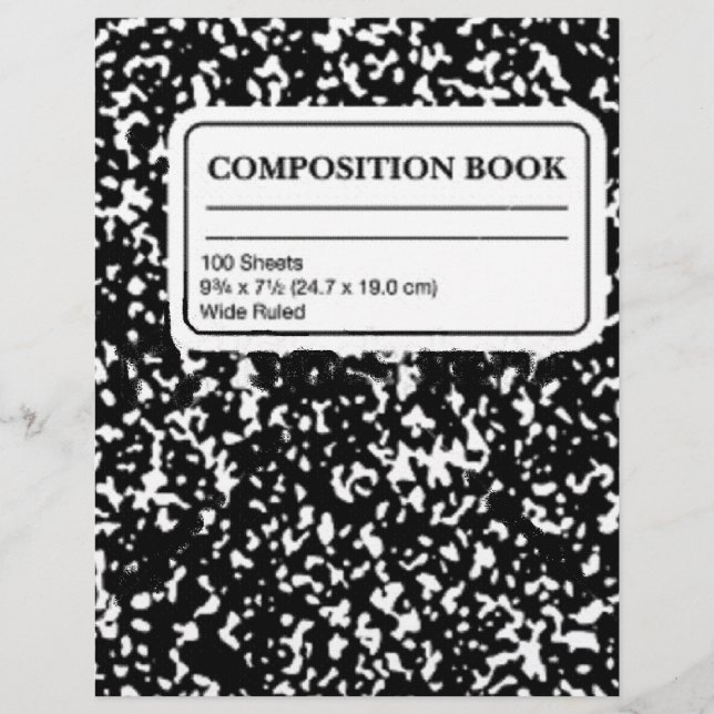 Compositie-boek (Voorkant)