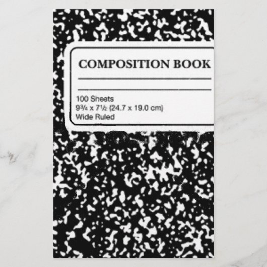 Compositie-boek Briefpapier (Voorkant)