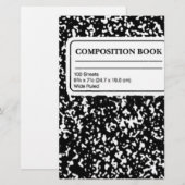 Compositie-boek Briefpapier (Voorkant / Achterkant)