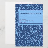 Compositie-boek Briefpapier (Voorkant / Achterkant)