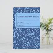 Compositie-boek Briefpapier (Staand voorkant)