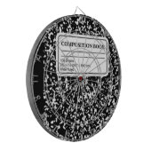 Compositie-boek Dartbord (Voorkant Links)