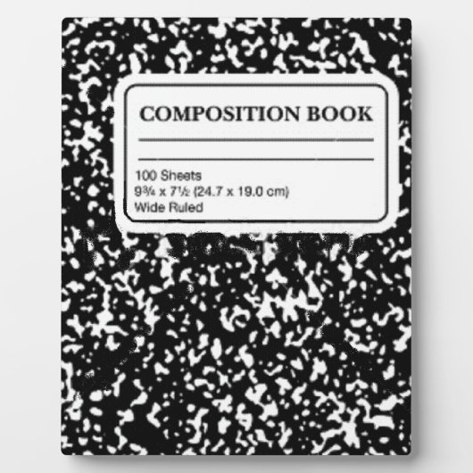 Compositie-boek Fotoplaat (Voorkant)