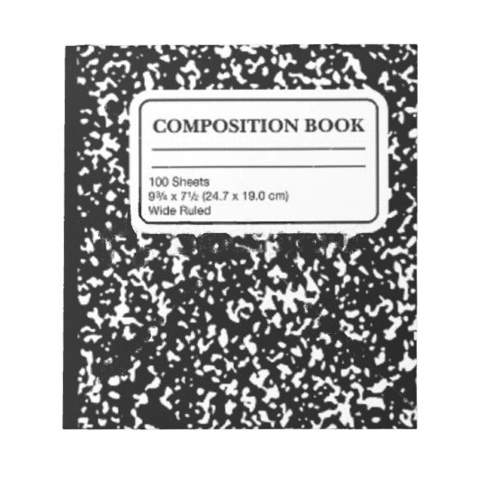 Compositie-boek Notitieblok (Voorkant)