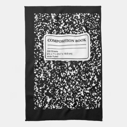 Compositie-boek Theedoek (Verticaal)