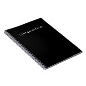 Compositie Book - Black Notitieboek (Rechterzijde)