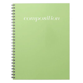 Compositie Book - Green Notitieboek