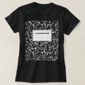 Compositie Book - Notitieboek, School, Klasse T-shirt (Design voorkant)