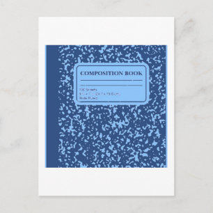 Compositie Book/Student-leraar Briefkaart