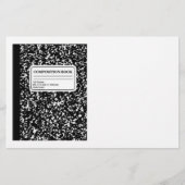 Compositie Book/Student-leraar Briefpapier (Voorkant)