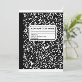 Compositie Book/Student-leraar Kaart (Staand voorkant)