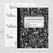 Compositie Book/Student-leraar Kaart (Voorkant / Achterkant)