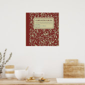 Compositie Book/Student-leraar Poster (Keuken)