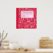 Compositie Book/Student-leraar Poster (Keuken)