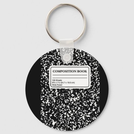 Compositie Book/Student-leraar Sleutelhanger (Voorkant)