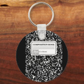 Compositie Book/Student-leraar Sleutelhanger (Voorkant)