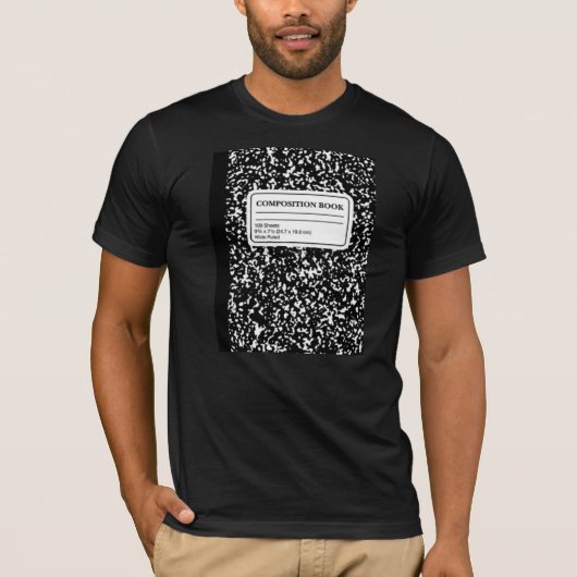 Compositie Book/Student-leraar T-shirt (Voorkant)