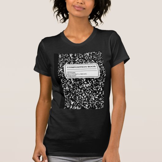 Compositie Book/Student-leraar T-shirt (Voorkant)