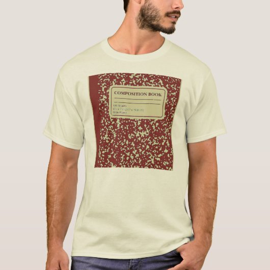 Compositie Book/Student-leraar T-shirt (Voorkant)