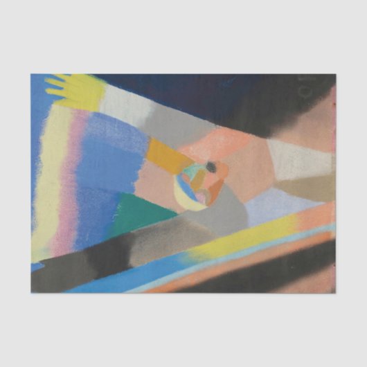 Compositie door Otto Freundlich Tissuepapier (Voorkant)