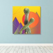 Compositie I kunst aan de muur Canvas Afdruk (Insitu (Houten vloer))