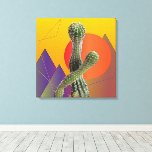 Compositie I kunst aan de muur Canvas Afdruk (Insitu (Houten vloer))