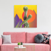 Compositie I kunst aan de muur Canvas Afdruk (Insitu (Woonkamer))