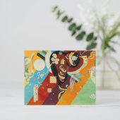 Compositie IX, Wassily Kandinsky Briefkaart (Staand voorkant)