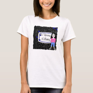 Compositie-laptop T-shirt