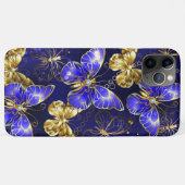 Compositie met saffier vlinders Case-Mate iPhone case (Achterkant (horizontaal))