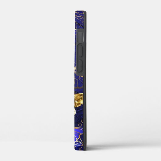 Compositie met saffier vlinders Case-Mate iPhone case (Achterkant / Links)