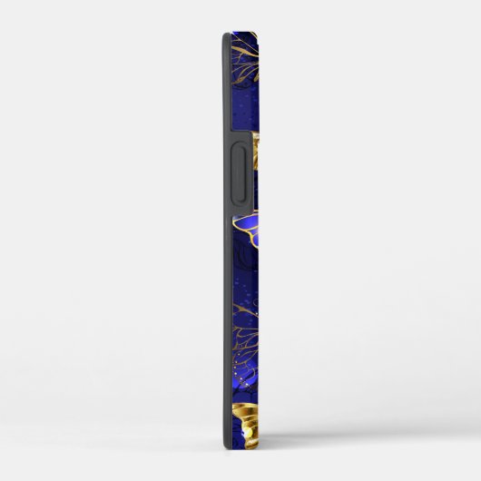 Compositie met saffier vlinders Case-Mate iPhone case (Achterkant / Rechts)