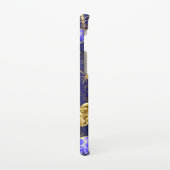 Compositie met saffier vlinders samsung galaxy hoesje (Linkerkant)