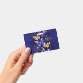 Compositie met saffiervlinders badge (Handheld)