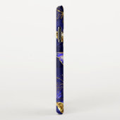 Compositie met saffiervlinders iPhone hoesje (Rechterkant)