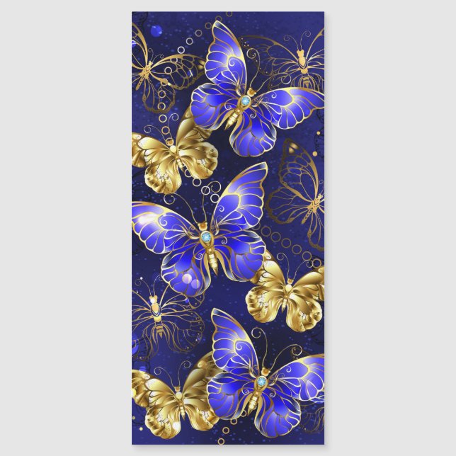 Compositie met Sapphire Butterflies (Voorkant)