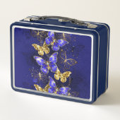 Compositie met Sapphire Butterflies (Achterkant)