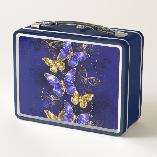 Compositie met Sapphire Butterflies (Achterkant)
