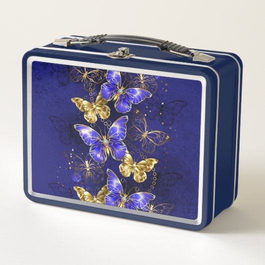Compositie met Sapphire Butterflies (Voorkant)