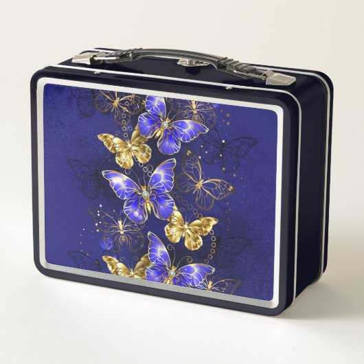 Compositie met Sapphire Butterflies (Achterkant)