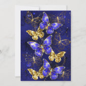 Compositie met Sapphire Butterflies Aankondiging (Voorkant)