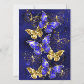 Compositie met Sapphire Butterflies Aankondiging (Voorkant)