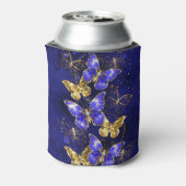 Compositie met Sapphire Butterflies Blikjeskoeler (Blikje Achterkant)