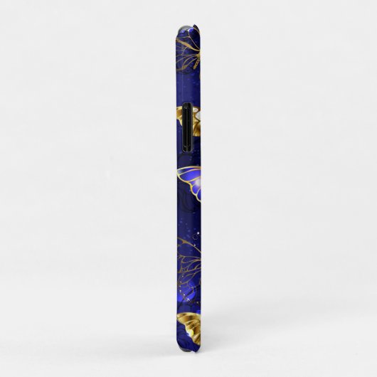 Compositie met Sapphire Butterflies Case-Mate iPhone Case (Achterkant/rechts)