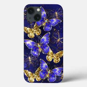Compositie met Sapphire Butterflies Case-Mate iPhone Case